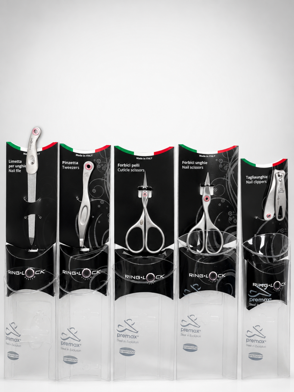 KIT 5 PEZZI PER LA CURA PERSONALE IN ACCIAIO INOX