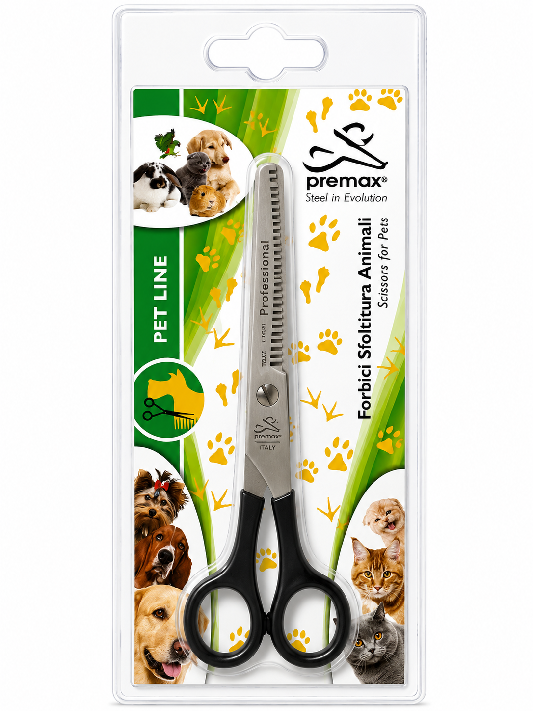 Forbici sfoltitrici professionali per animali Premax – Pet Line