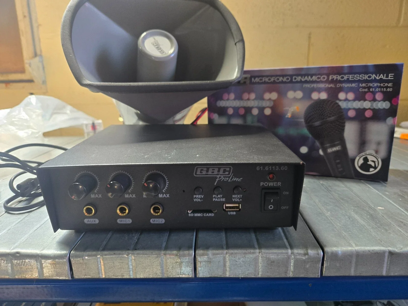 amplificatore professionale gbc