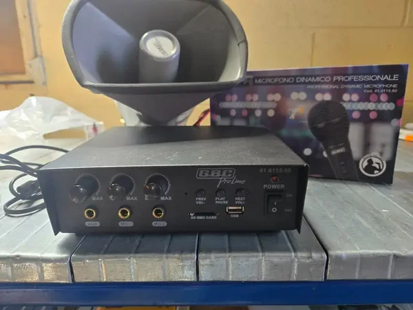 amplificatore professionale gbc