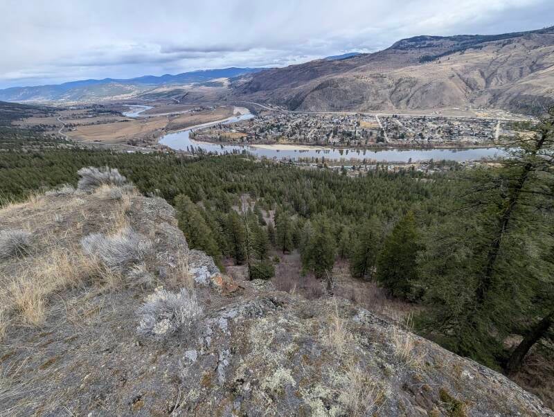 The top of the cliff