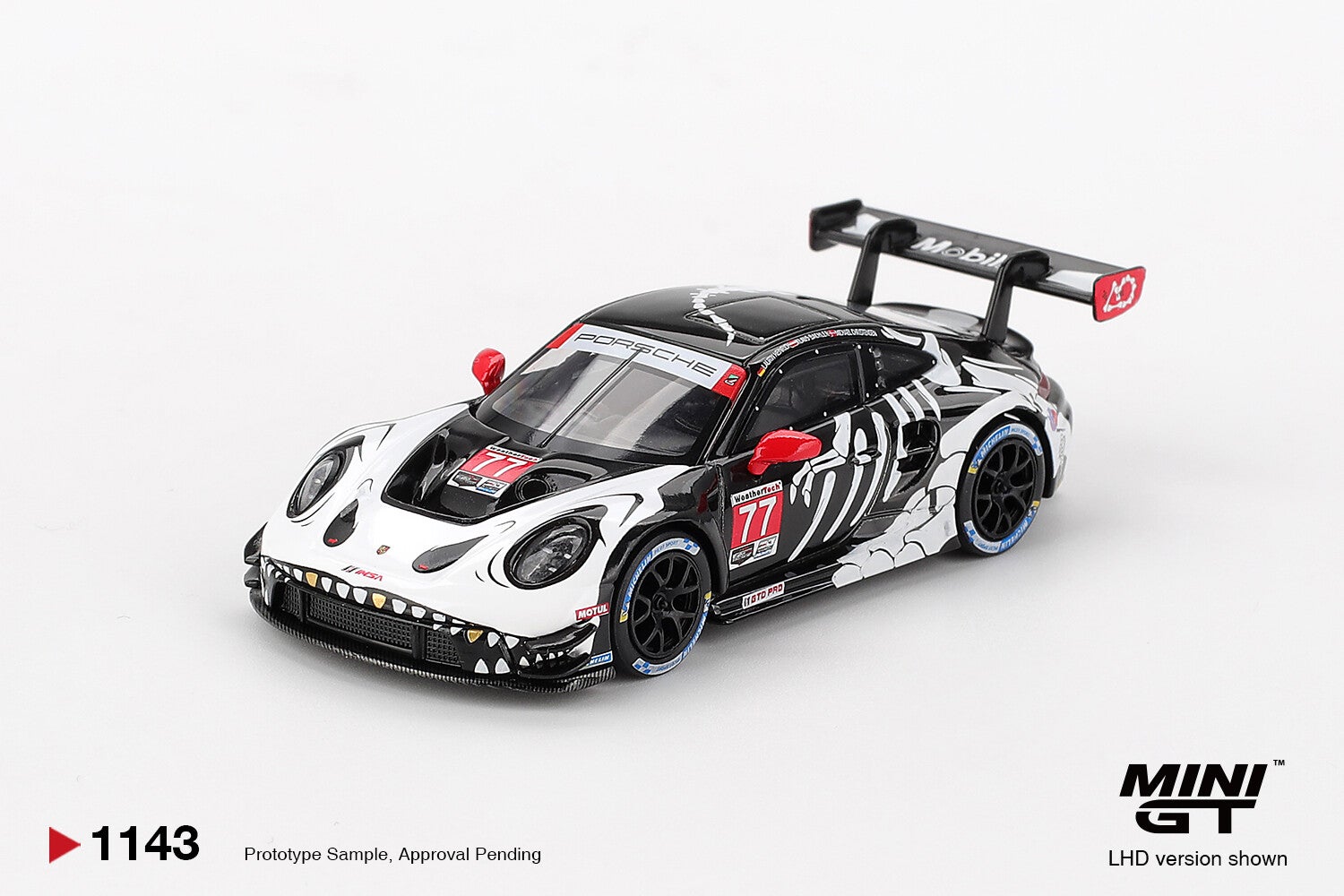 MiniGT 2025 Porsche 911 (992) GT3 R #77GTD PRO AO Racing nr 1143