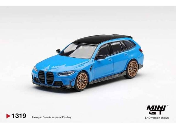 MiniGT 2025 BMW M3 Performance Touring, riviera blue nr. 1319