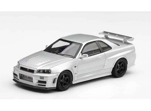 MiniGT 1999 Nissan Skyline GT-R (R34) Z-Tune, silver metallic nr. 1329
