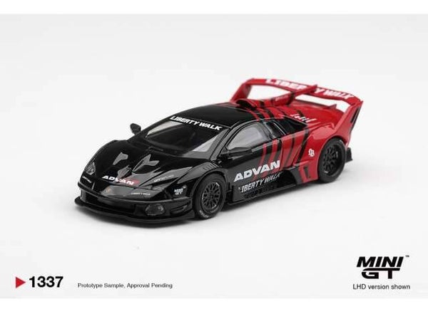 MiniGT 2026 Lamborghini Murcielago LB-Super Silhouette GT EVO Advan, black/red nr. 1337
