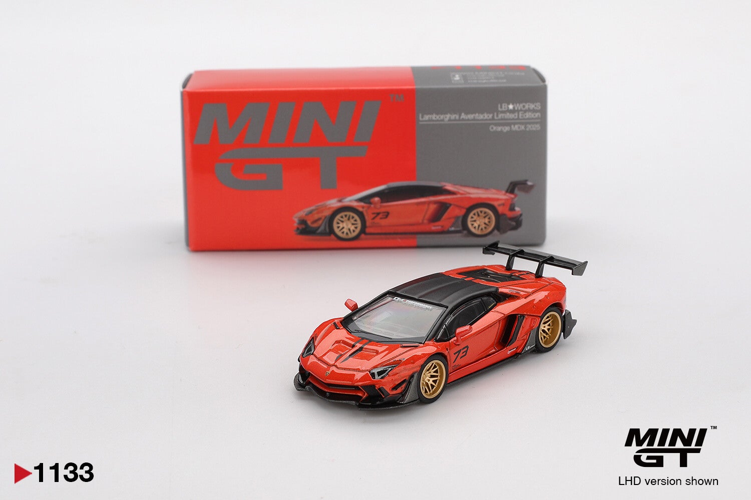 MINI GT Lamborghini AVENTADOR LBWORKS LIMITED EDITION 2025 (RHD) nr 1133