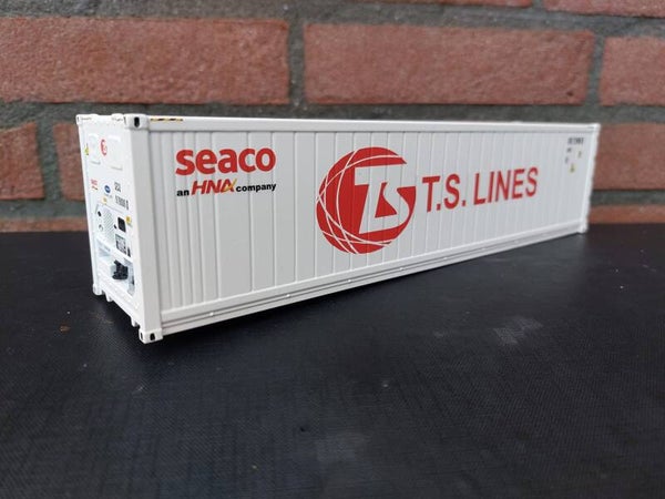 Decals 40ft HC Reefer container TS Lines