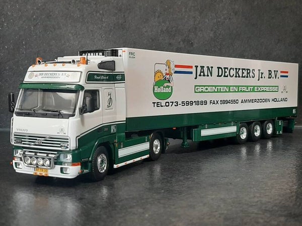 TEKNO Jan Deckers Volvo FH01 Globetrotter XL met 3-assige koeloplegger