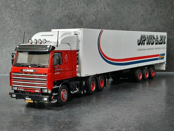 TEKNO J.P. Vis Scania 143 6x2 met koeltrailer