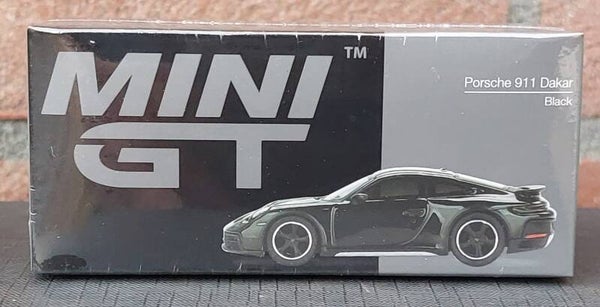 MiniGT 2023 Porsche 911 (992), Dakar black nr 958