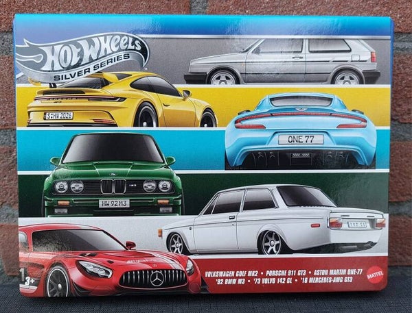 Hot Wheels *Silver Series* Euro Style 6-pack in deluxe packaging.