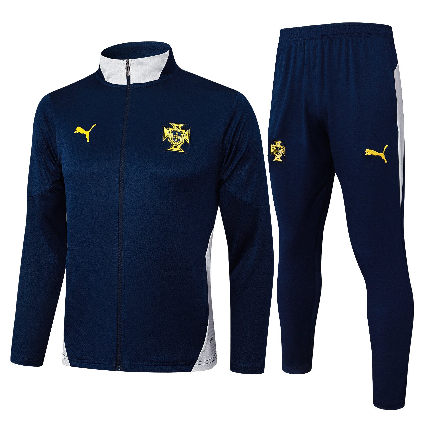 Portugal Navy Blue Full-Zip Tracksuit