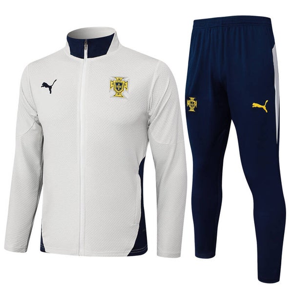 Portugal White Full-Zip Tracksuit