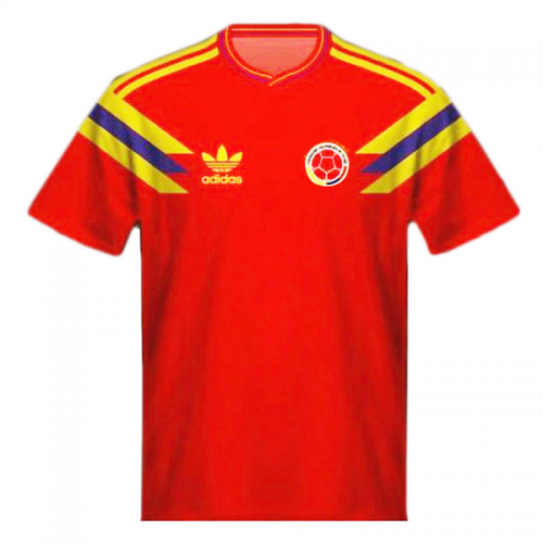 Colombia 1990 Away Retro Kit