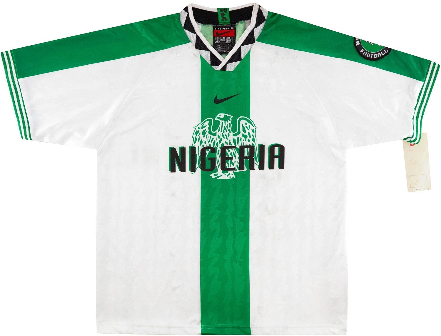 Nigeria 1996 Away Retro Kit