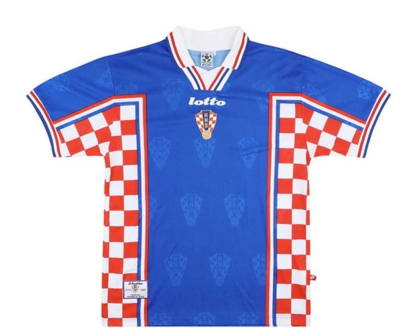 Croatia 1998 Away Retro Kit