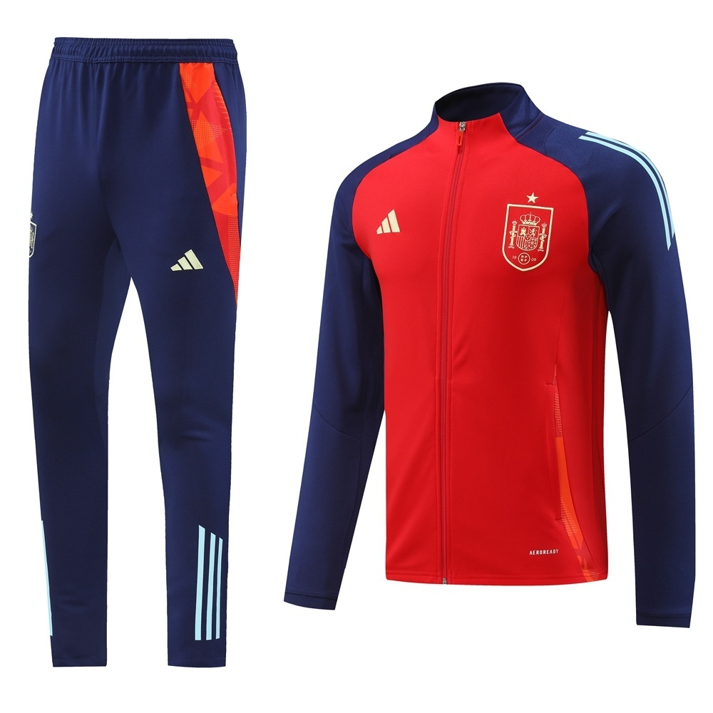 Spain Tracksuit (Red/Navy Blue)