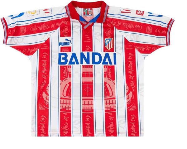 Atletico Madrid 96/97 Home Retro Kit