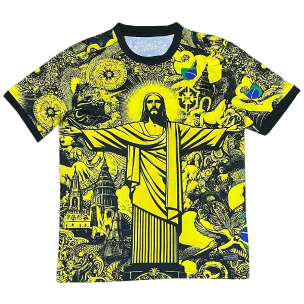 Brazil 'Jesus Christ The Redeemer' Yellow Special Edition Kit