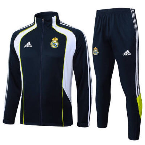 Real Madrid Navy Blue/White Tracksuit