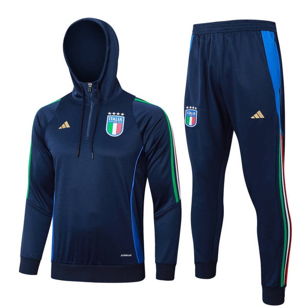Italy Blue Hoodie Tracksuit