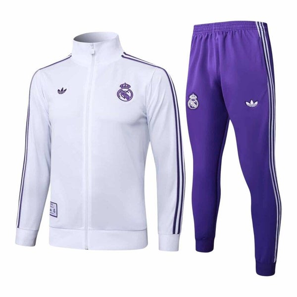 Real Madrid White/Purple Tracksuit