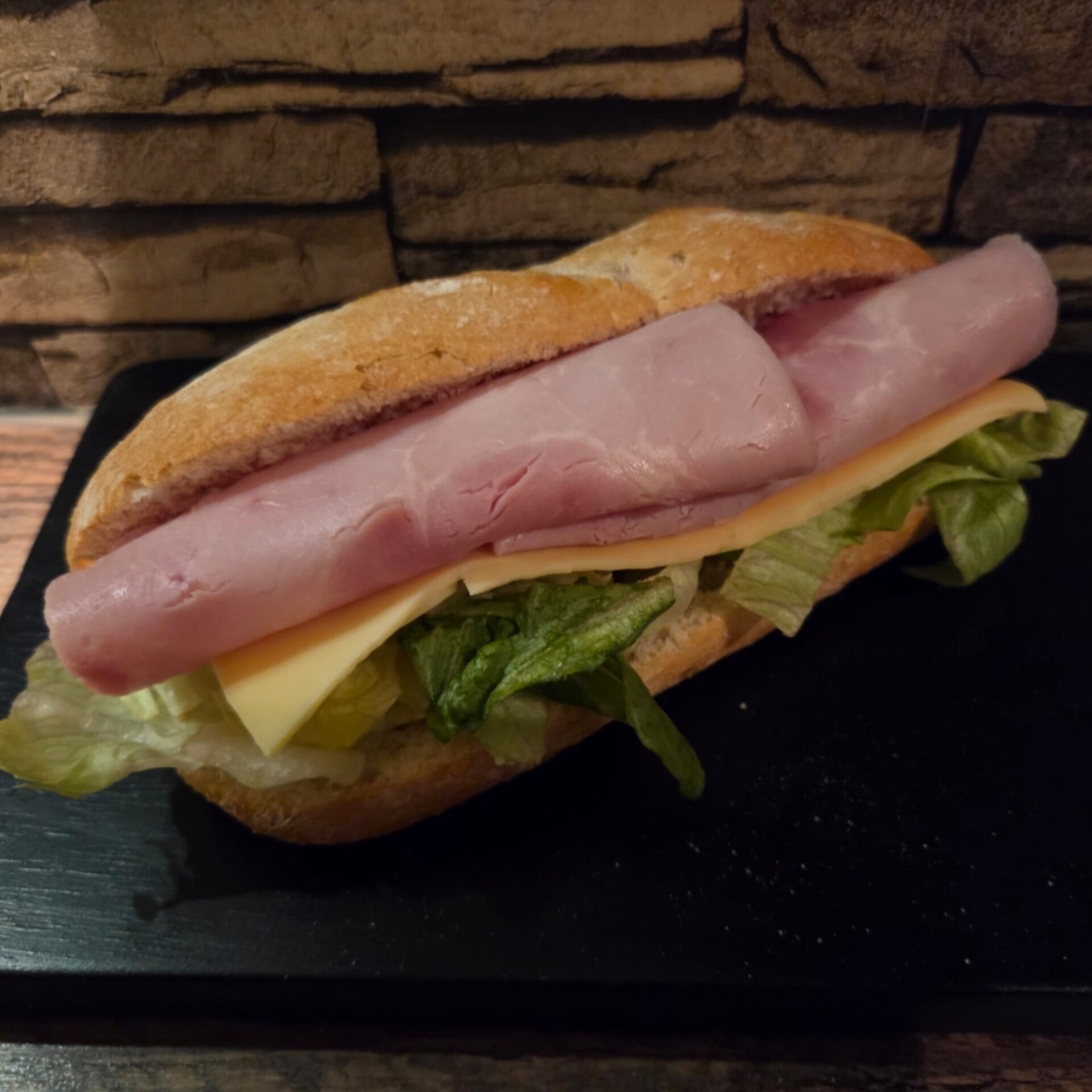 baguette Wit Ham Kaas
