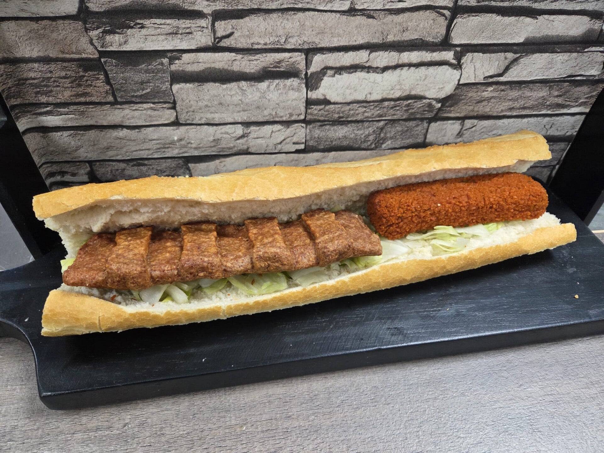 Stokbroodje Mexicano en  Goulaskroket