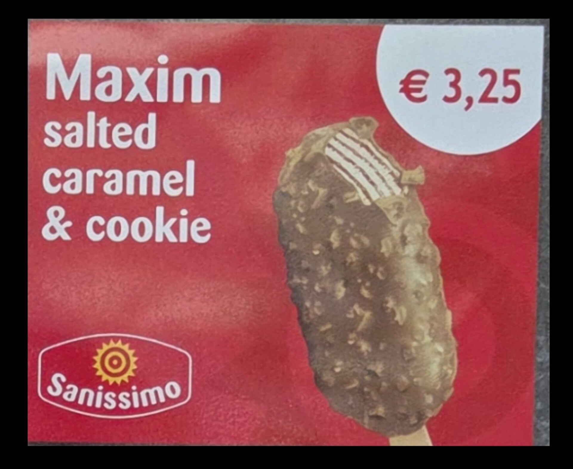 Maxim salted caramel & cookie