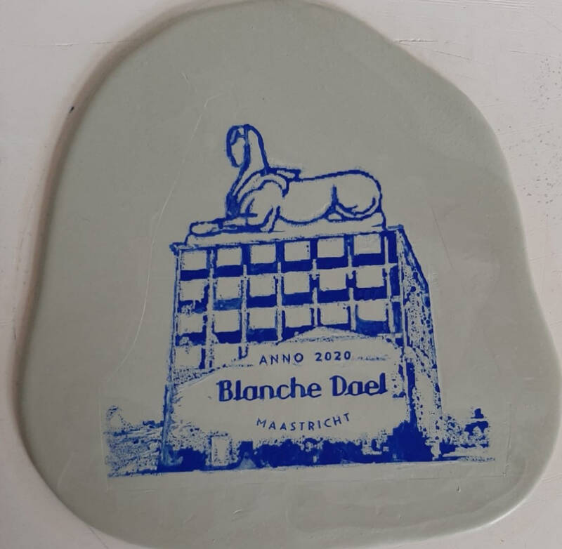 plaque voor Blanche Dael