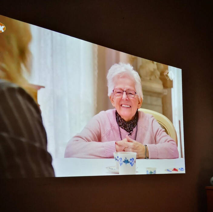 Lenie Maessen Blanckers op TV