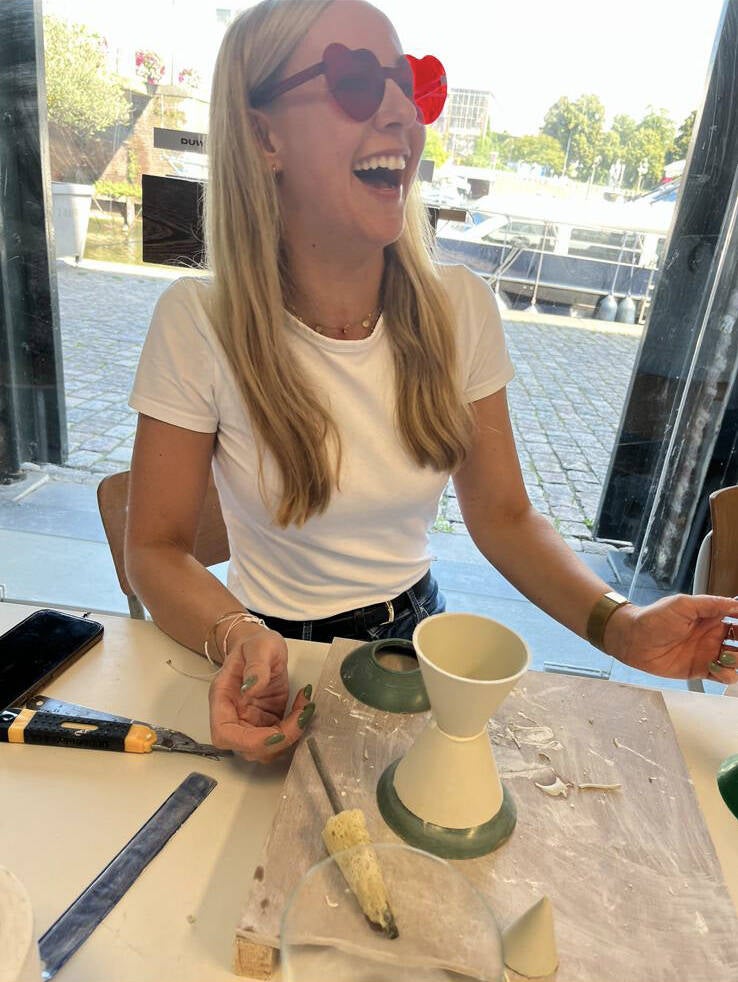 plezier;workshop porselein