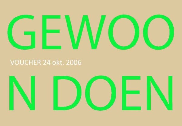 Voucher 24 okt. 2026