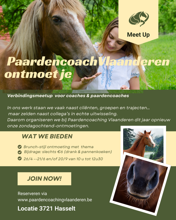 PaardencoachVlaanderen ontmoet je - Open Herd Meetup