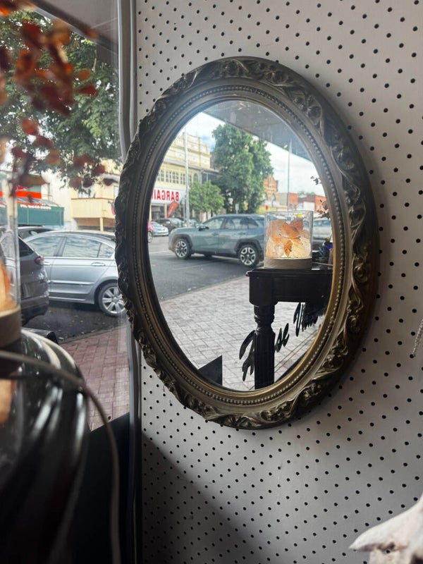 Ornate antique mirror heavy $90