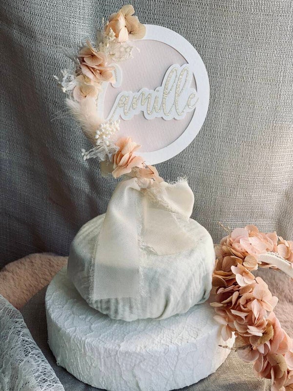 DÉCORATION GÂTEAU FLEURIE