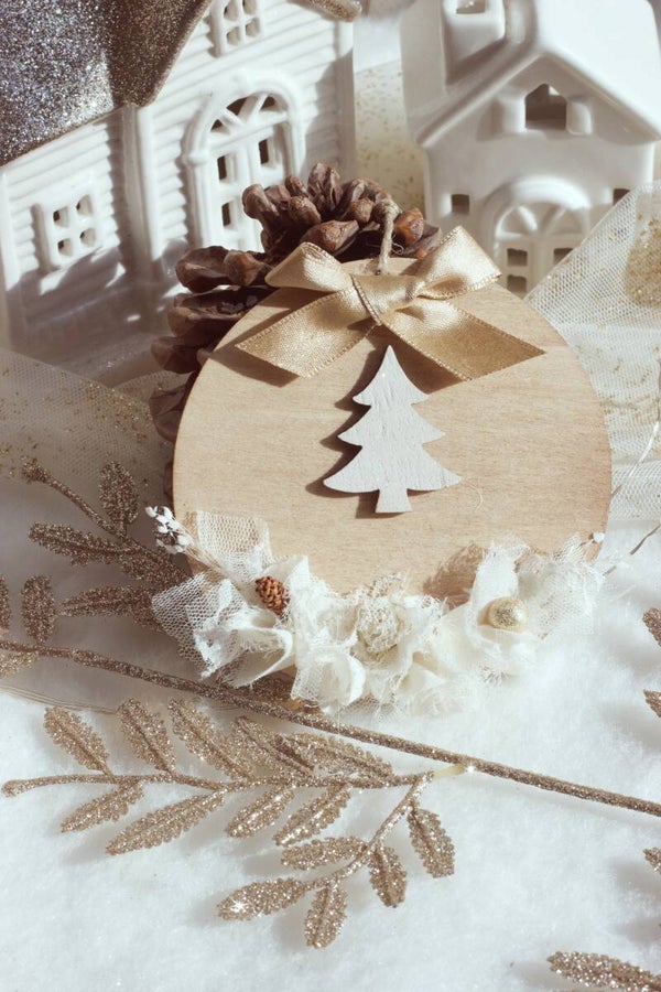 MON NOËL ENCHANTÉ - SUSPENSION SAPIN BLANC-