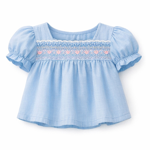 Blusa con Yugo Fruncido