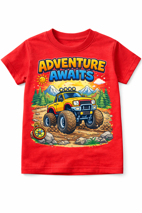 Playera Infantil Roja Intensa