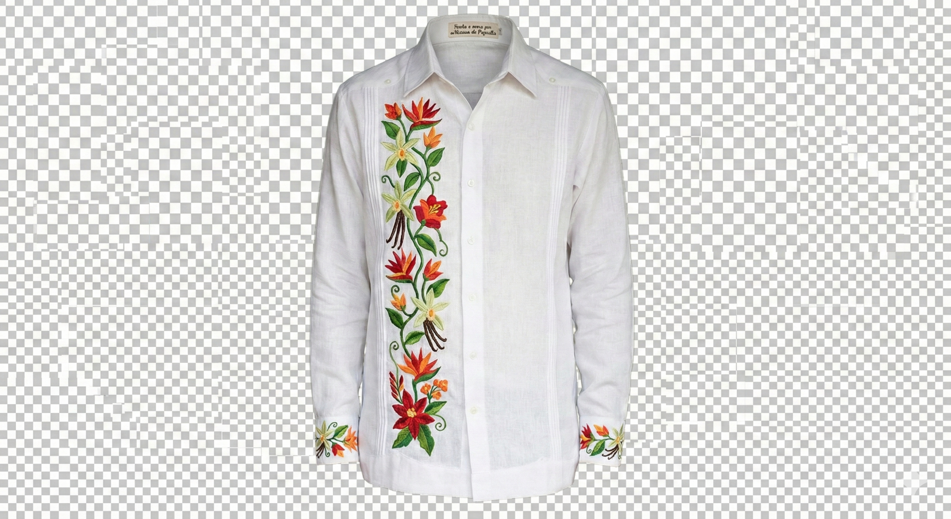 Camisa Blanca Bordada