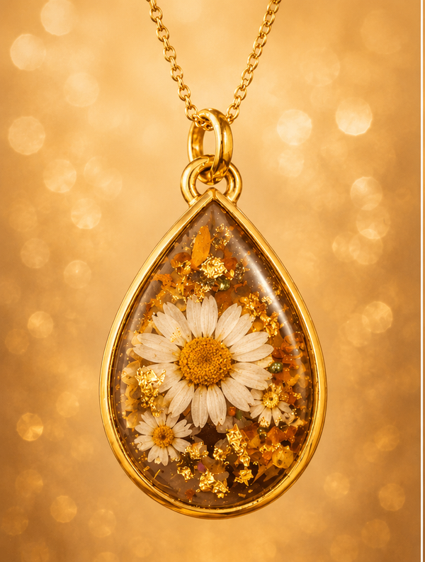 Druppel hanger– Margriet Epoxy Ketting