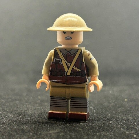 Britse Soldaat WW1 Minifiguur - Brodie Helm