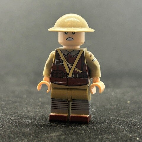 Britse Soldaat WW1 Minifiguur - Brodie Helm