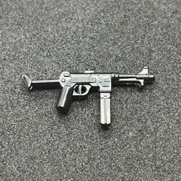 MP40 Submachine Gun – Custom Wapen voor Minifiguren