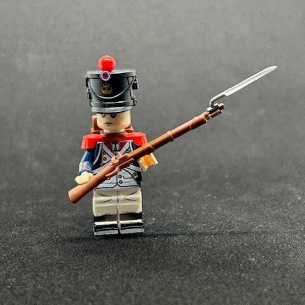 Napoleontische Franse Infanterist Minifiguur – Historische Replica