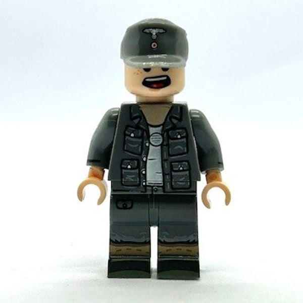 Duitse soldaat in Veldgrijs Uniform