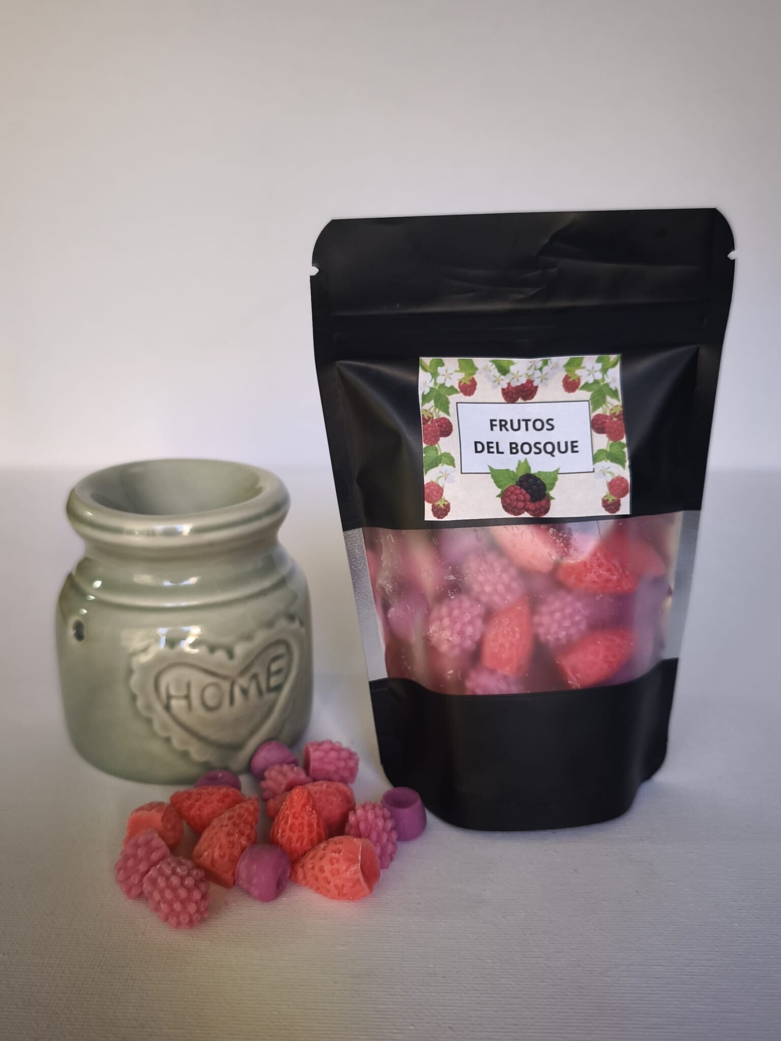 WAX MELTS FRUTOS DEL BOSQUE + QUEMADOR