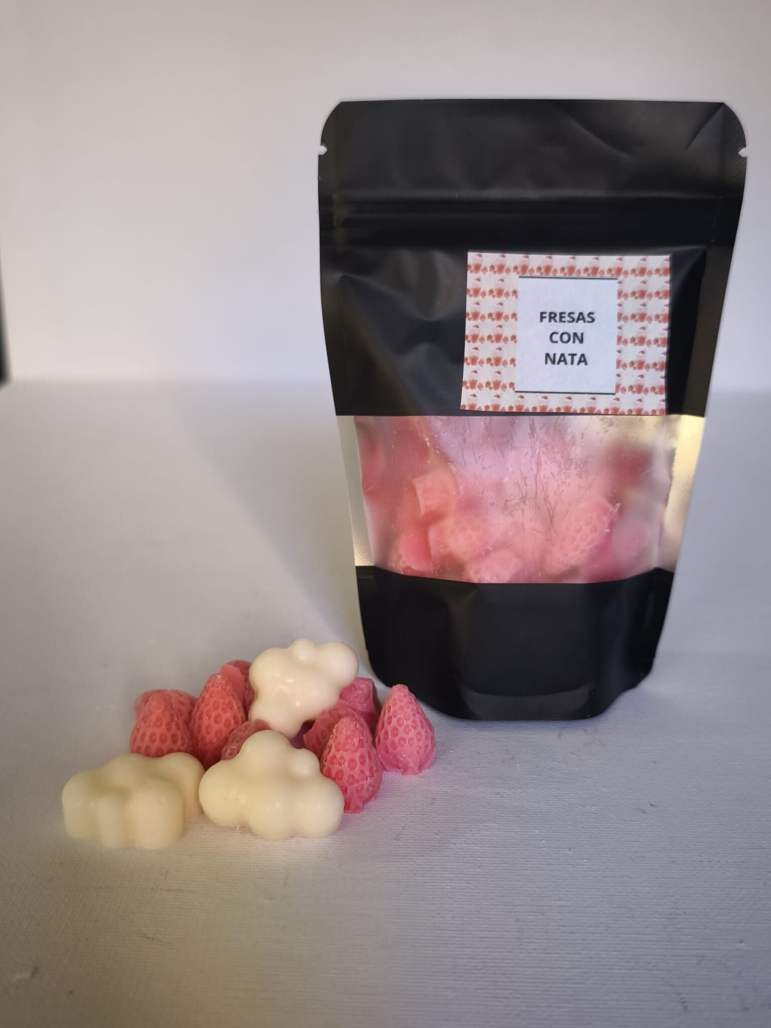 WAX MELTS FRESAS CON NATA