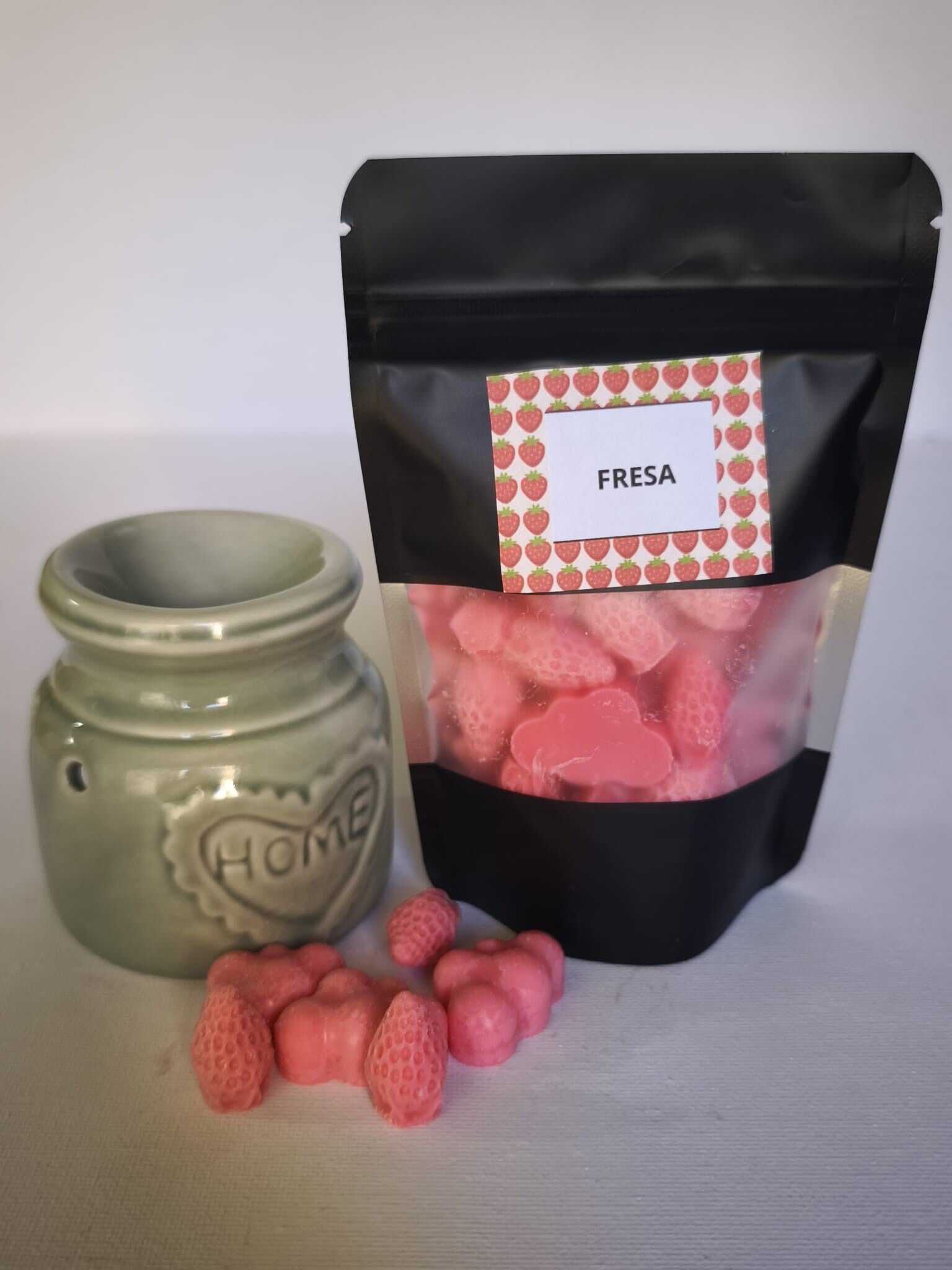 WAX MELTS FRESA + QUEMADOR