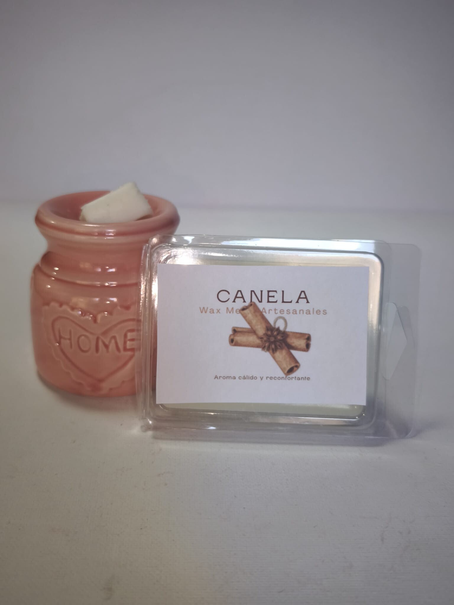 WAX MELTS CANELA + QUEMADOR
